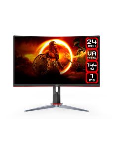 Monitor Gaming Curvo AOC C24G2 de 23.6" - 165 Hz, 