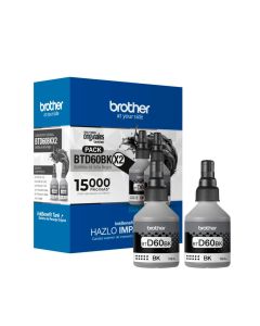Pack de Tinta Brother BTD60BKX2 (2 tintas Negro)